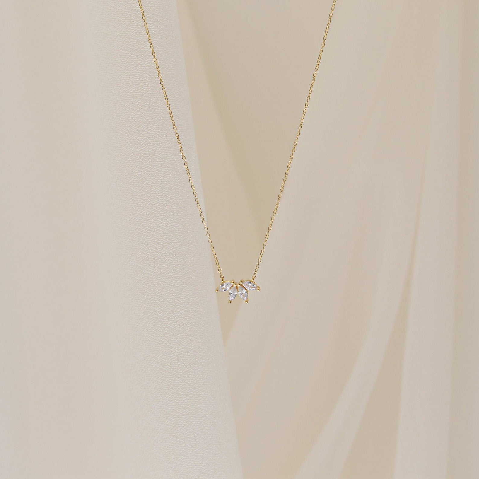 Marquise Diamond Necklace