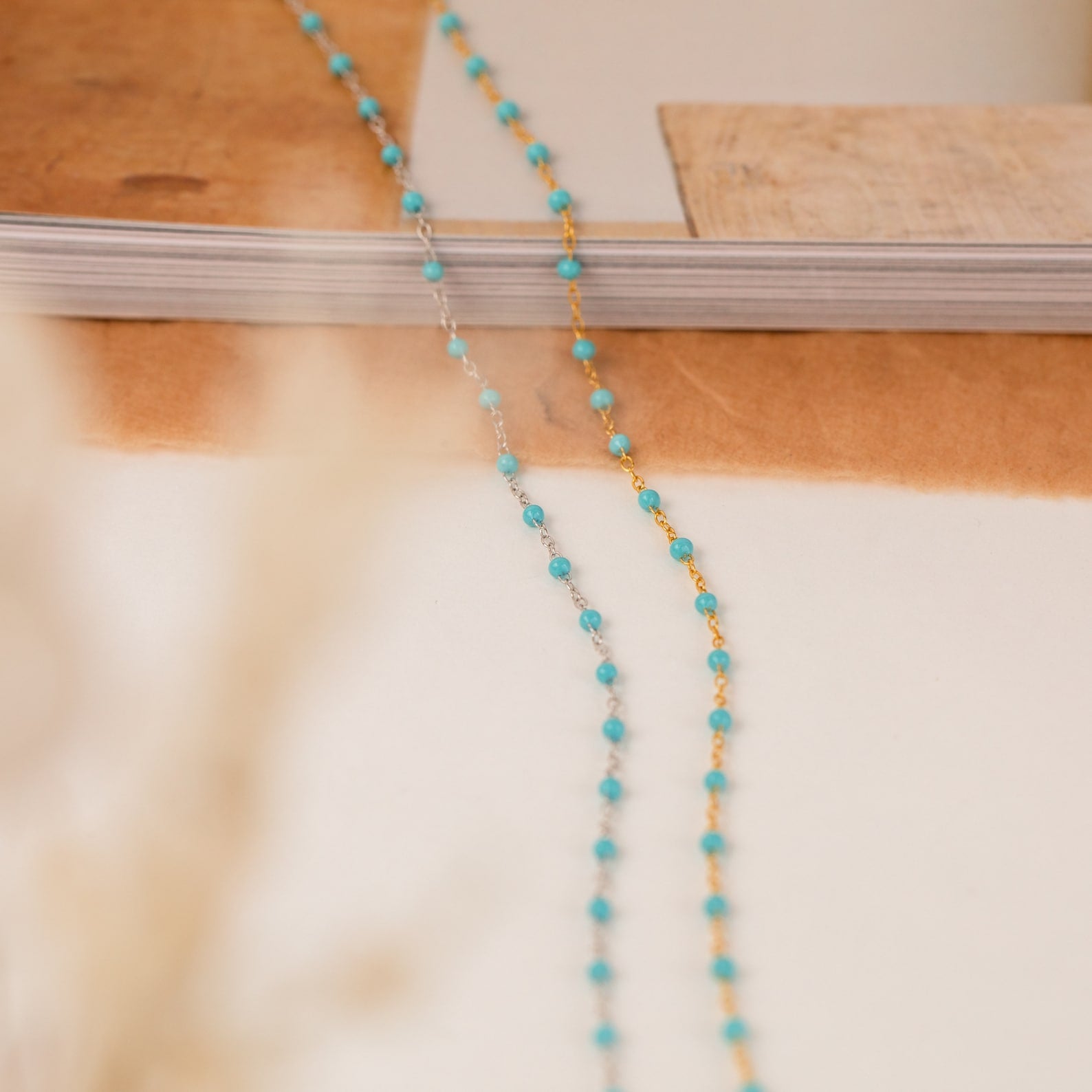 Beaded Station Necklaces