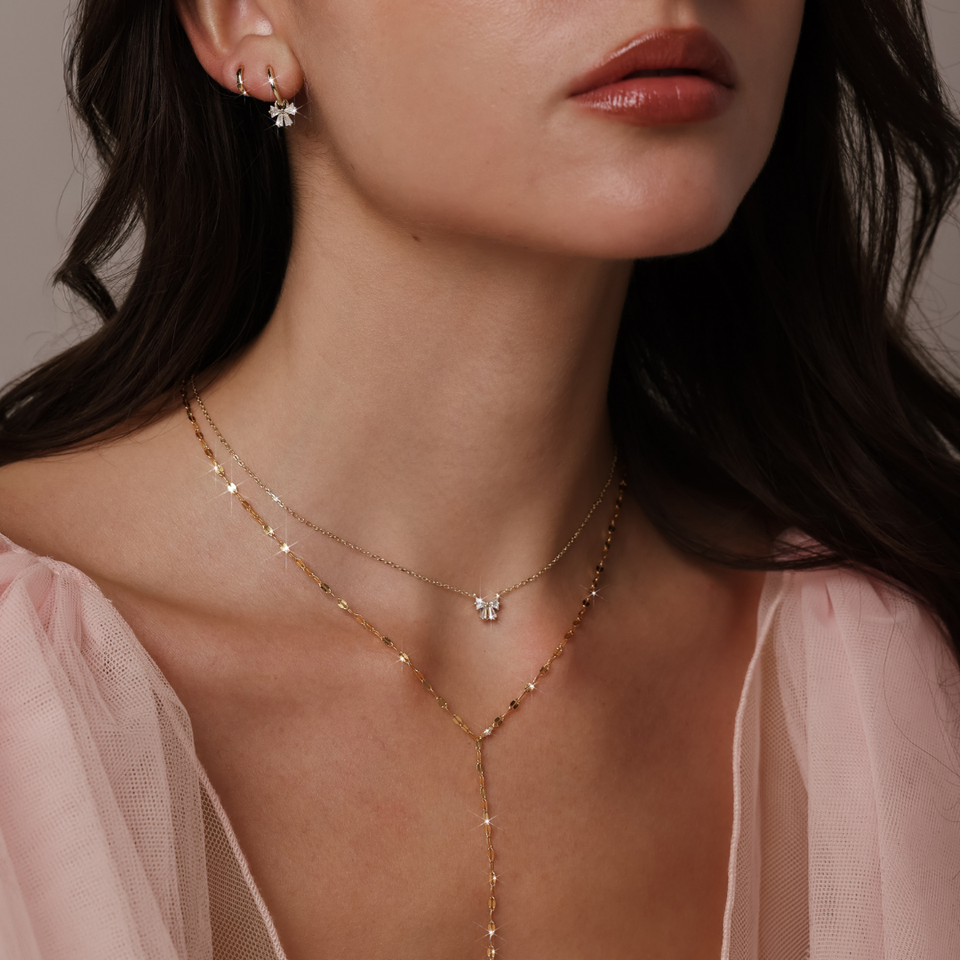 Alicia Pearl Inlay Ring Band | Caitlyn Minimalist