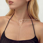Solid Gold Heart Lab-Grown Diamond Pendant Necklace