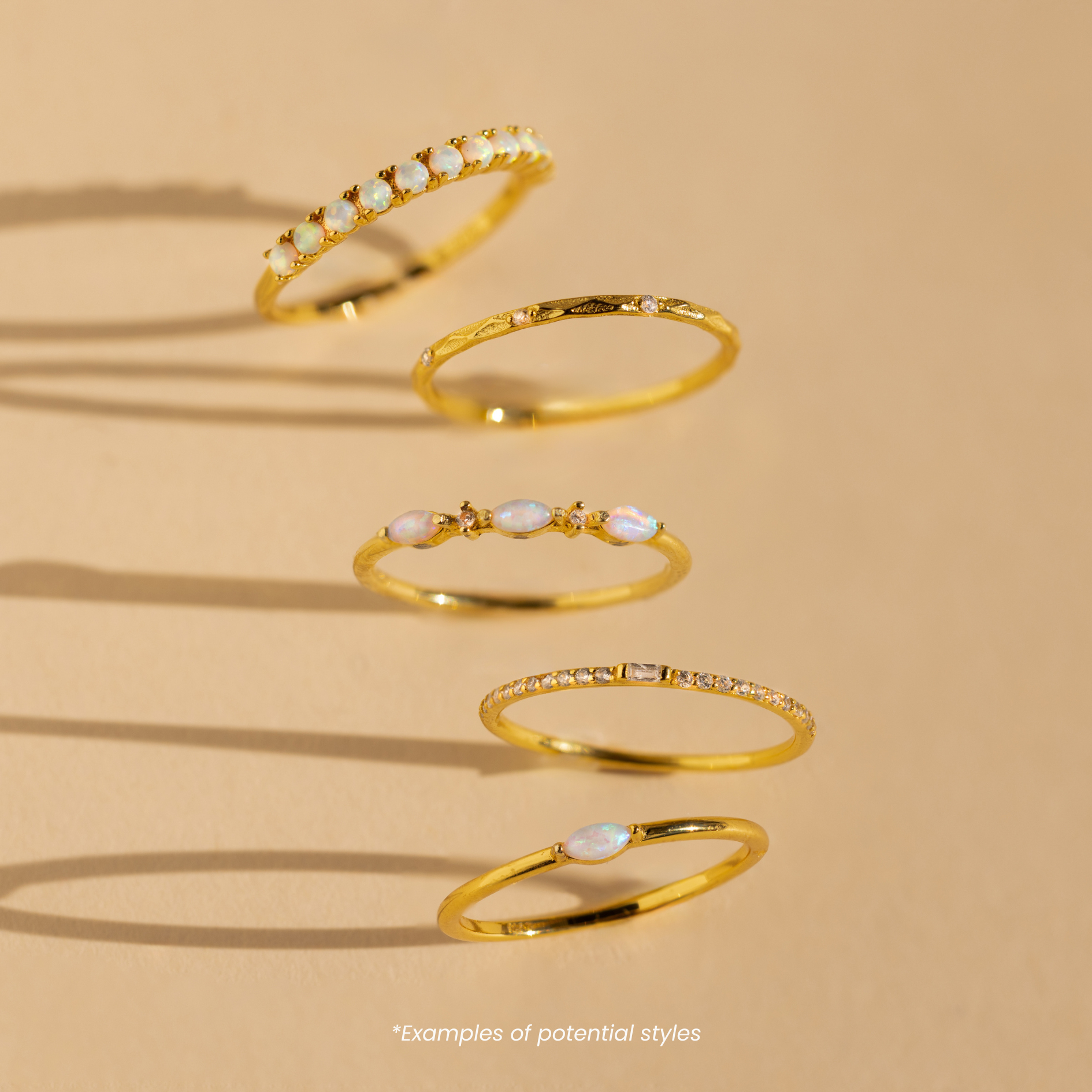 Mystery Jewelry features a dazzling collection of gold rings, each piece crafted with whimsical charm to captivate the eye and spark curiosity.