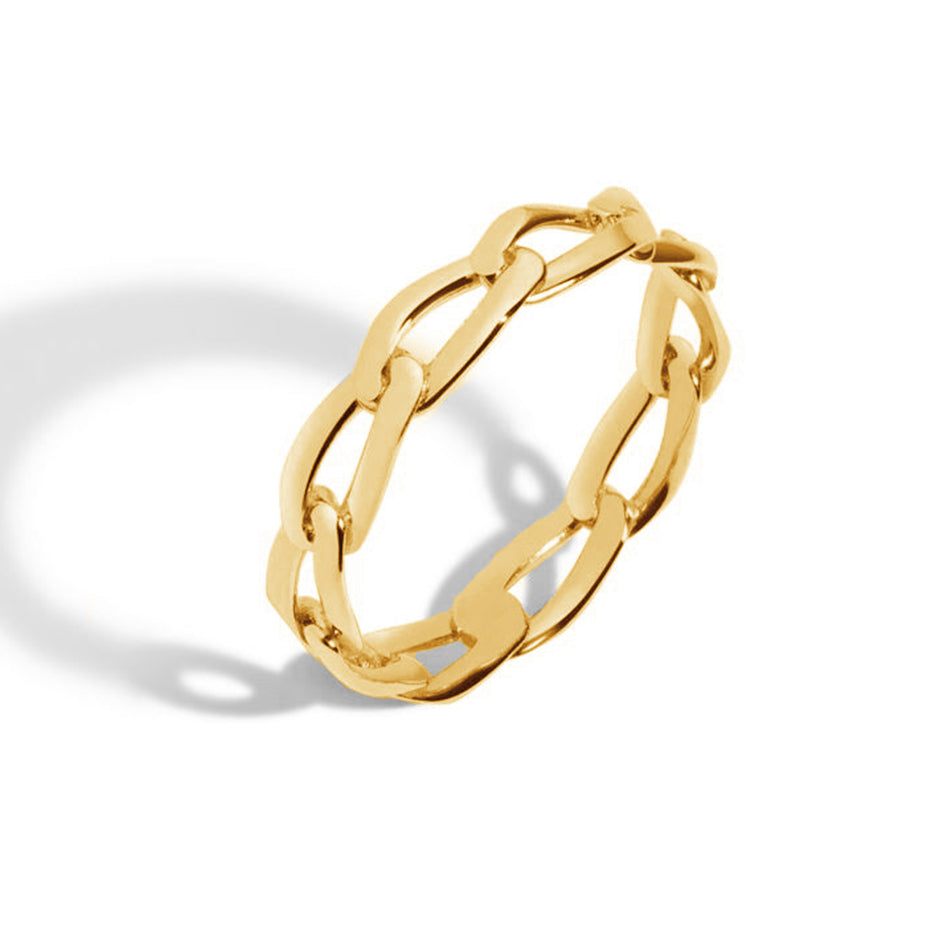 Link Ring in 18K Gold
