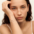 Solid Gold Moonstone & Lab-Grown Diamond Bracelet