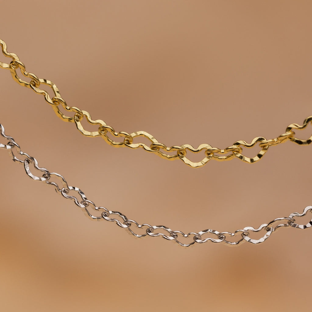 Heart Link Chain Bracelet