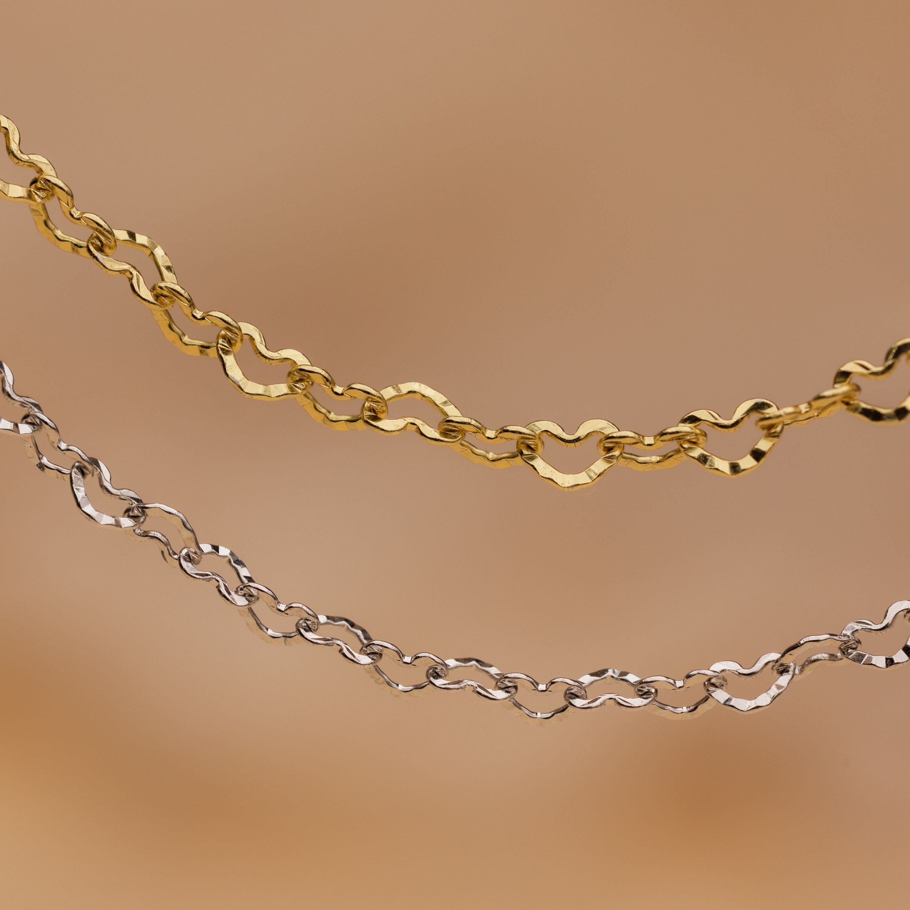 Heart Link Chain Bracelet