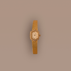 Woven Mesh Pave Timepiece