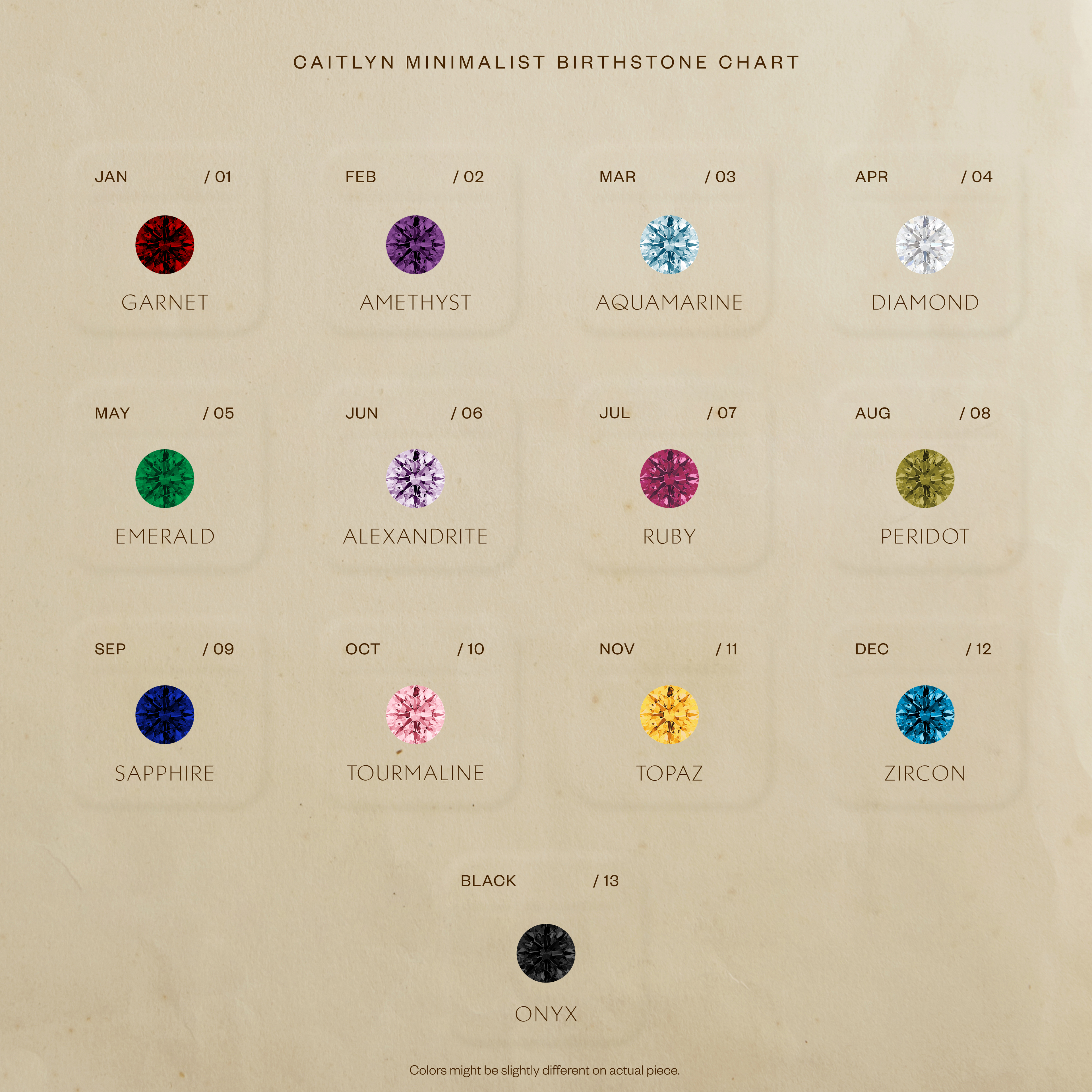 Toi et Moi Birthstone Signet Ring