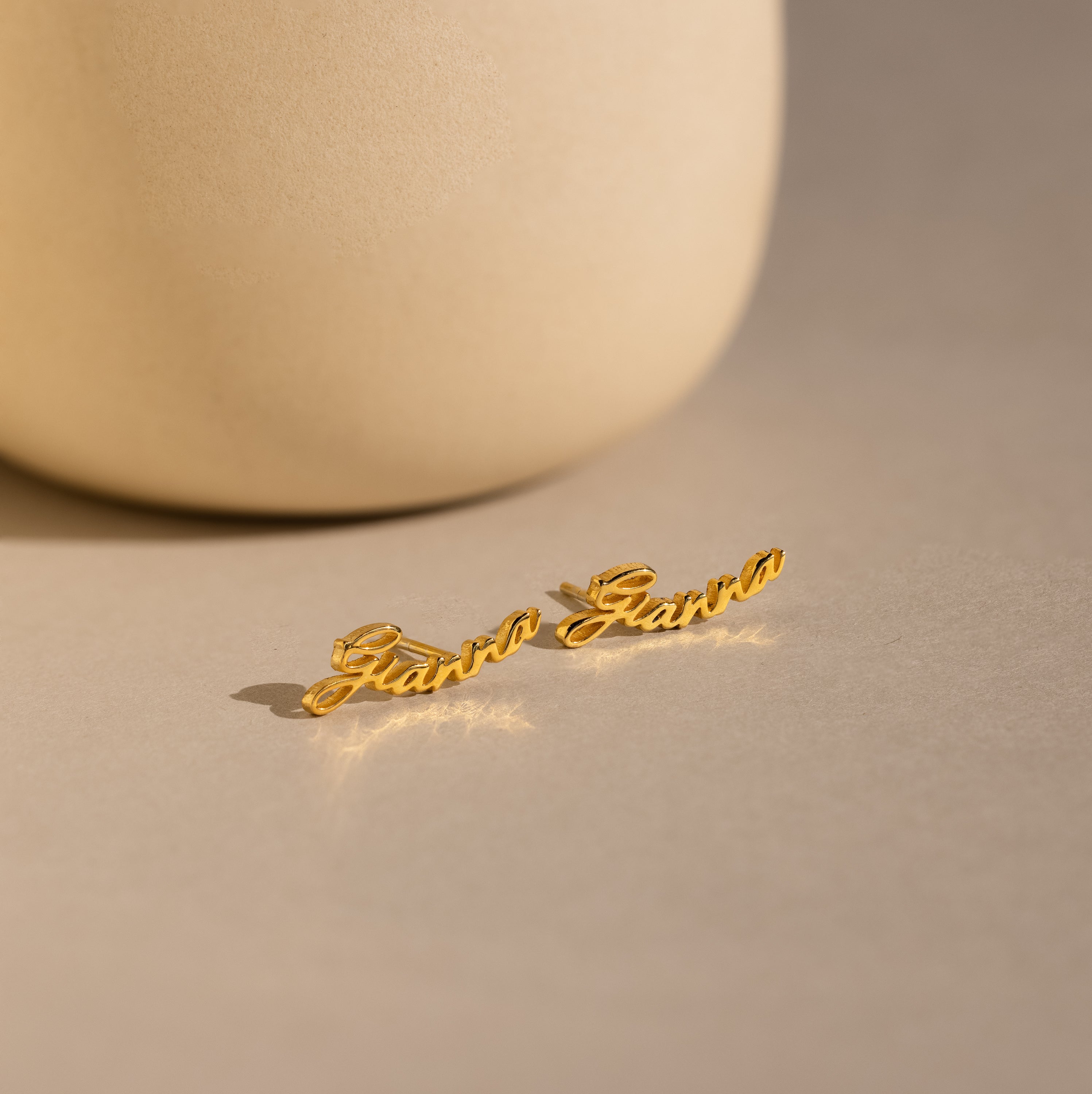 London Name Earrings