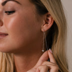 Cosmic Star Threader Earrings