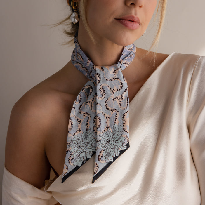 La Fleur Silk Scarf