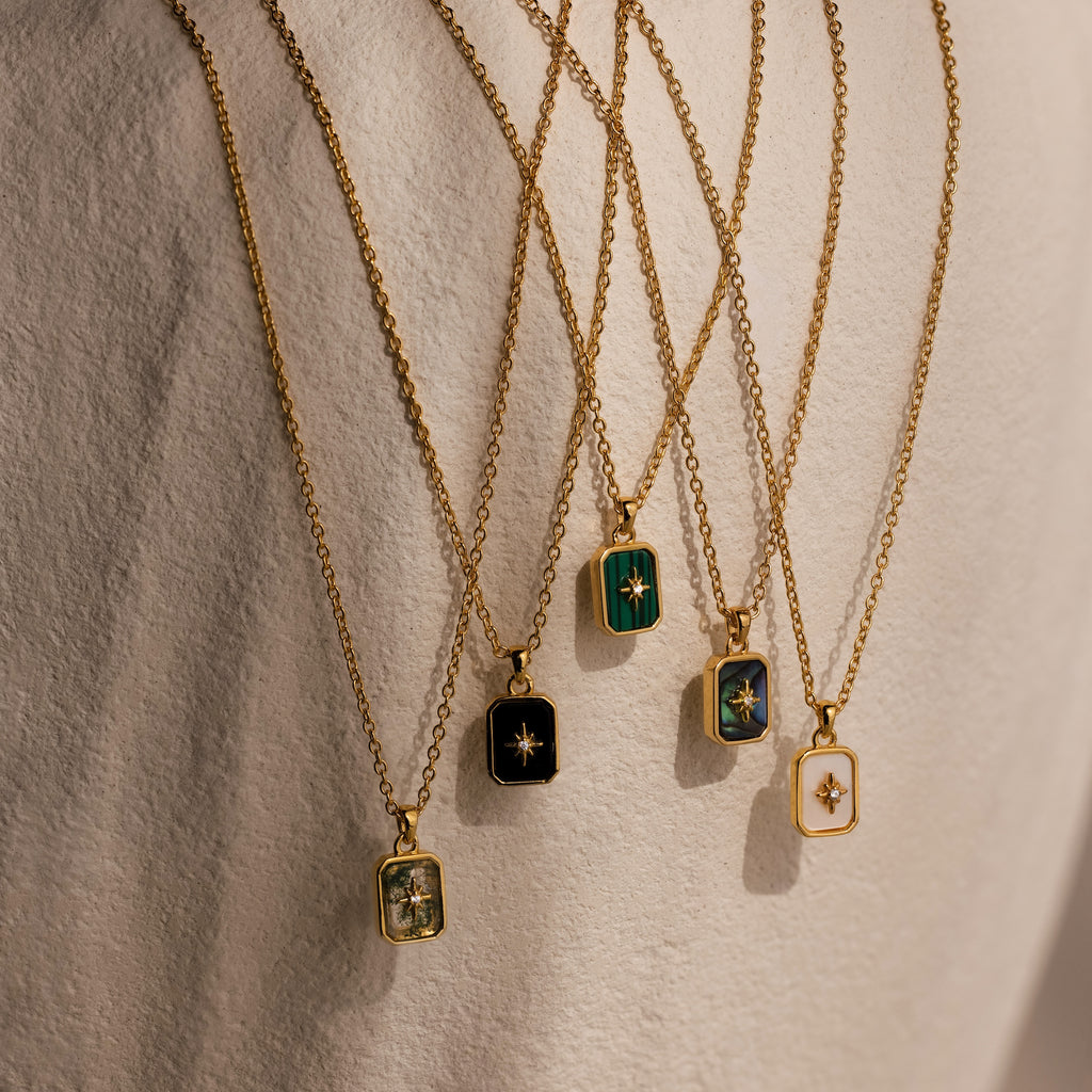 North Star Gemstone Necklace