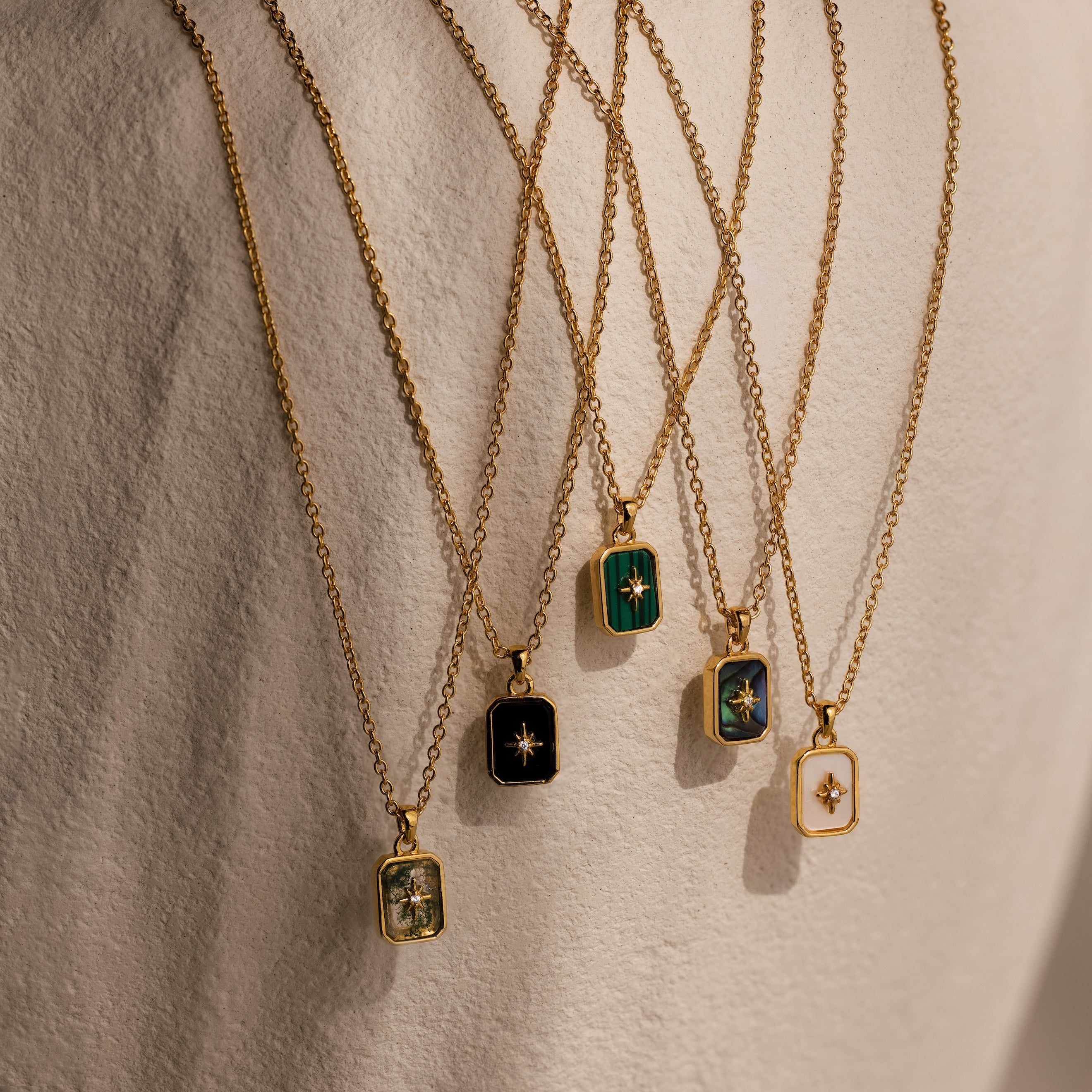 North Star Gemstone Necklace