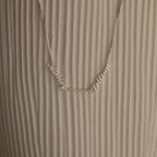 Carrie Box Chain Multiple Name Necklace in Sterling Silver