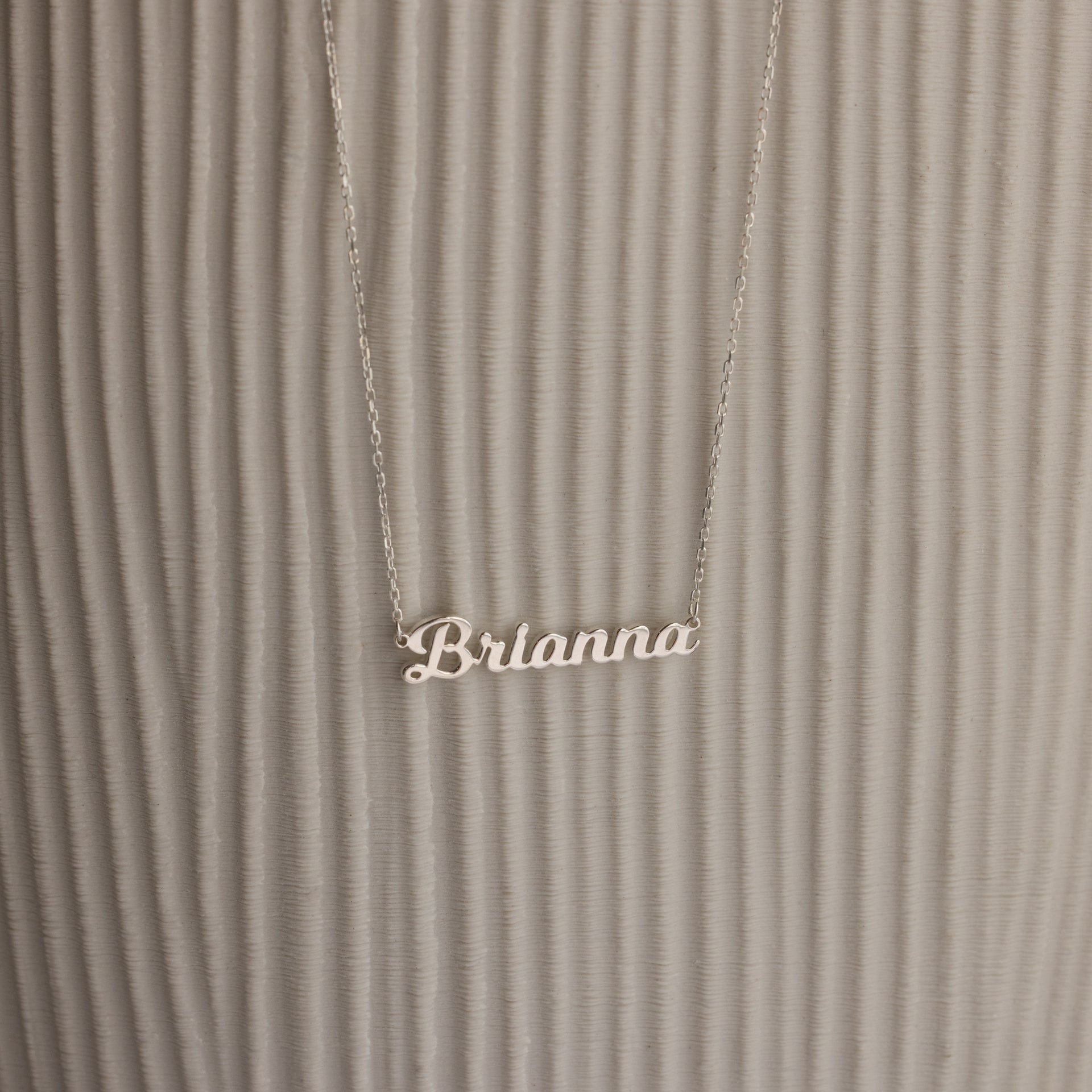 Custom Mellow Script Name Necklace Caitlyn Minimalist