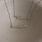 Collier prénom Carrie en chaîne Figaro