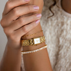 Bracelet tennis baguette vertical