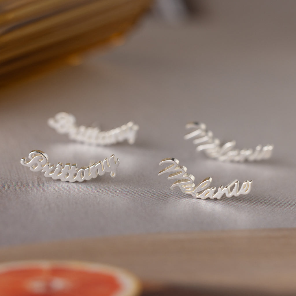 Grace Name Earrings