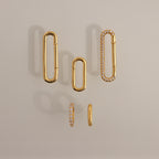 Multipurpose Pave Link Clasp Set