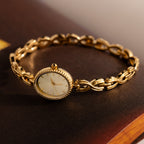 Oval Infinity Link Timepiece in 18K Gold