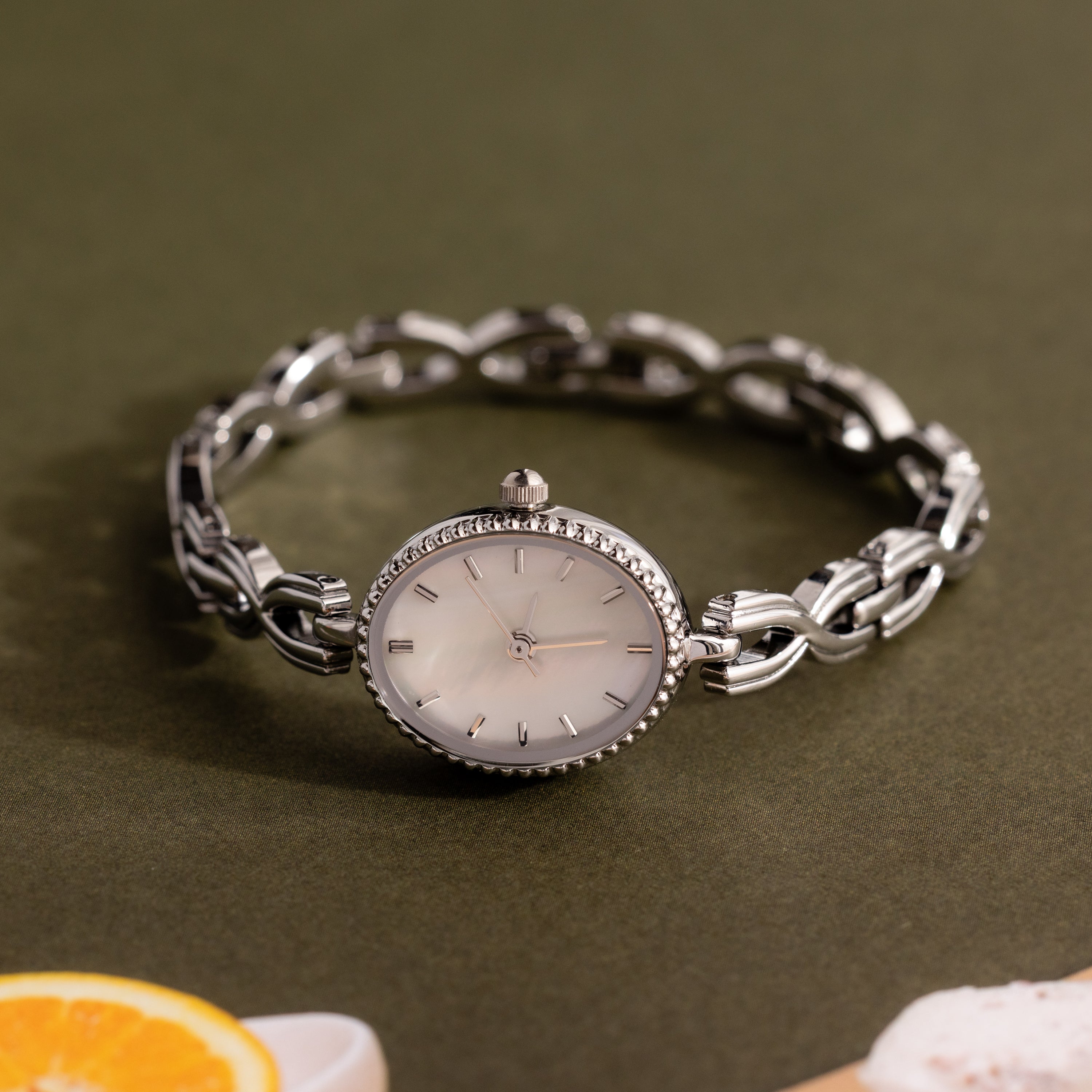 Oval Infinity Link Timepiece