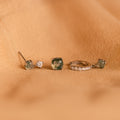 Agate Earrings Set in Silver