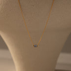 Emery Aquamarine Necklace