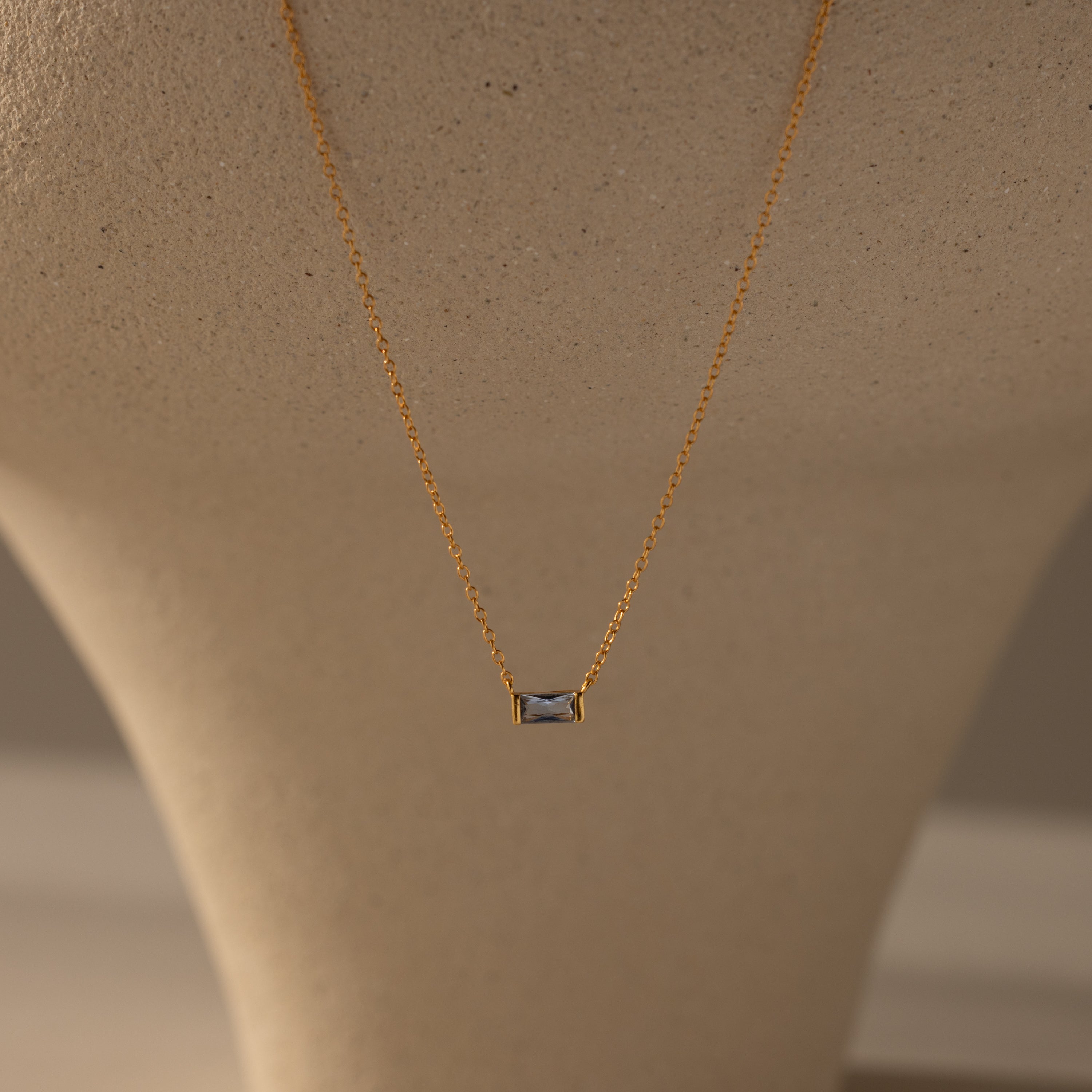 Emery Aquamarine Necklace