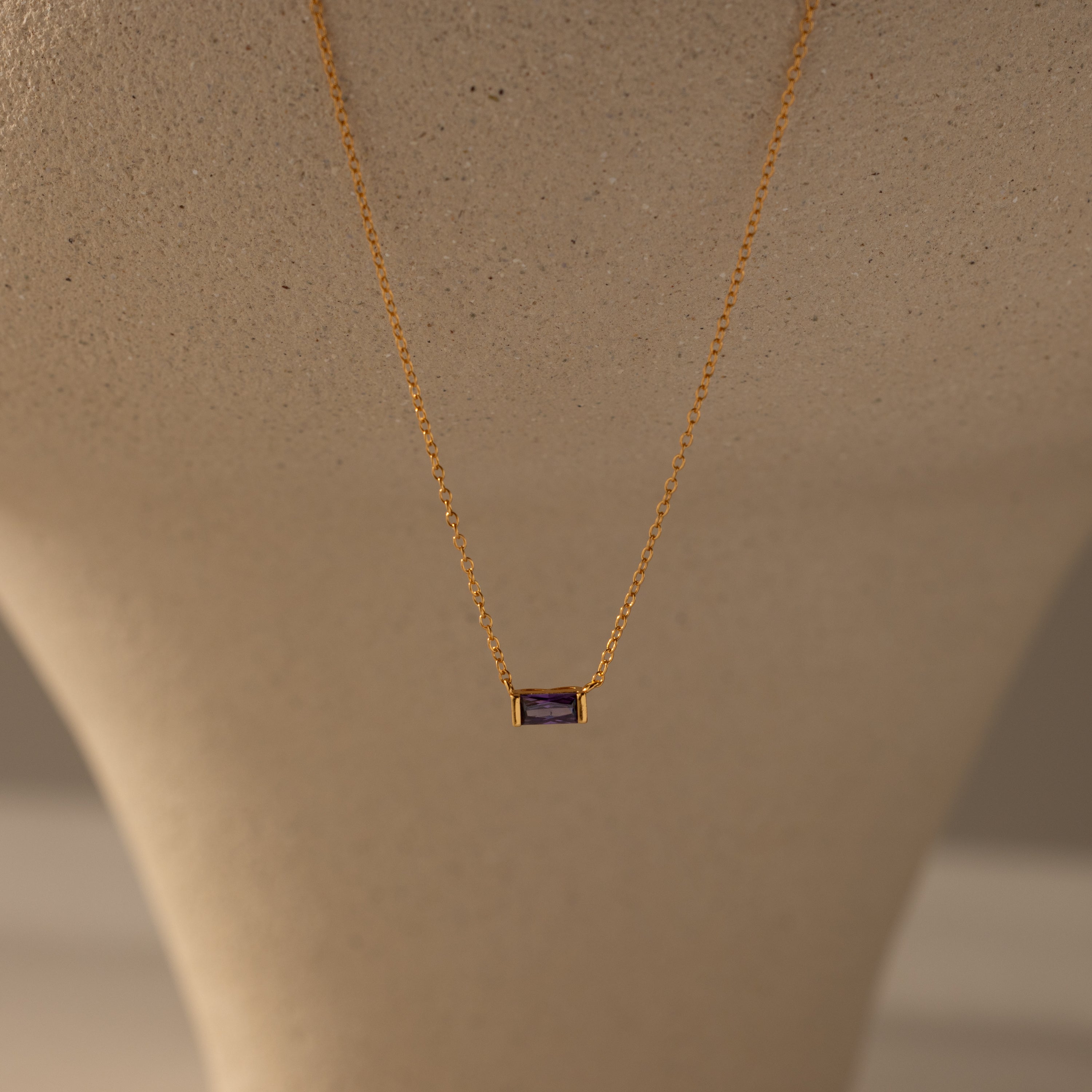 Emery Amethyst Necklace