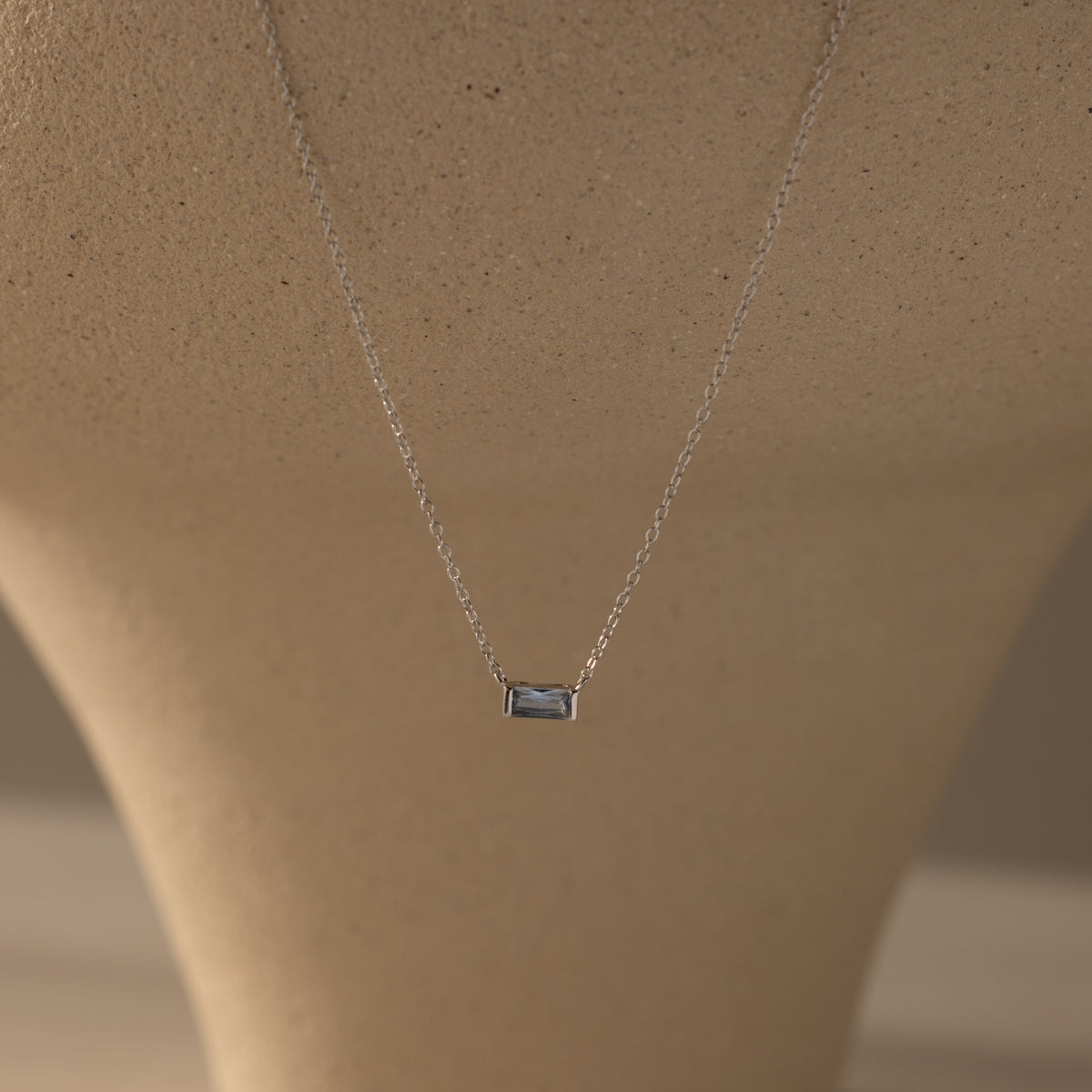 Emery Aquamarine Necklace