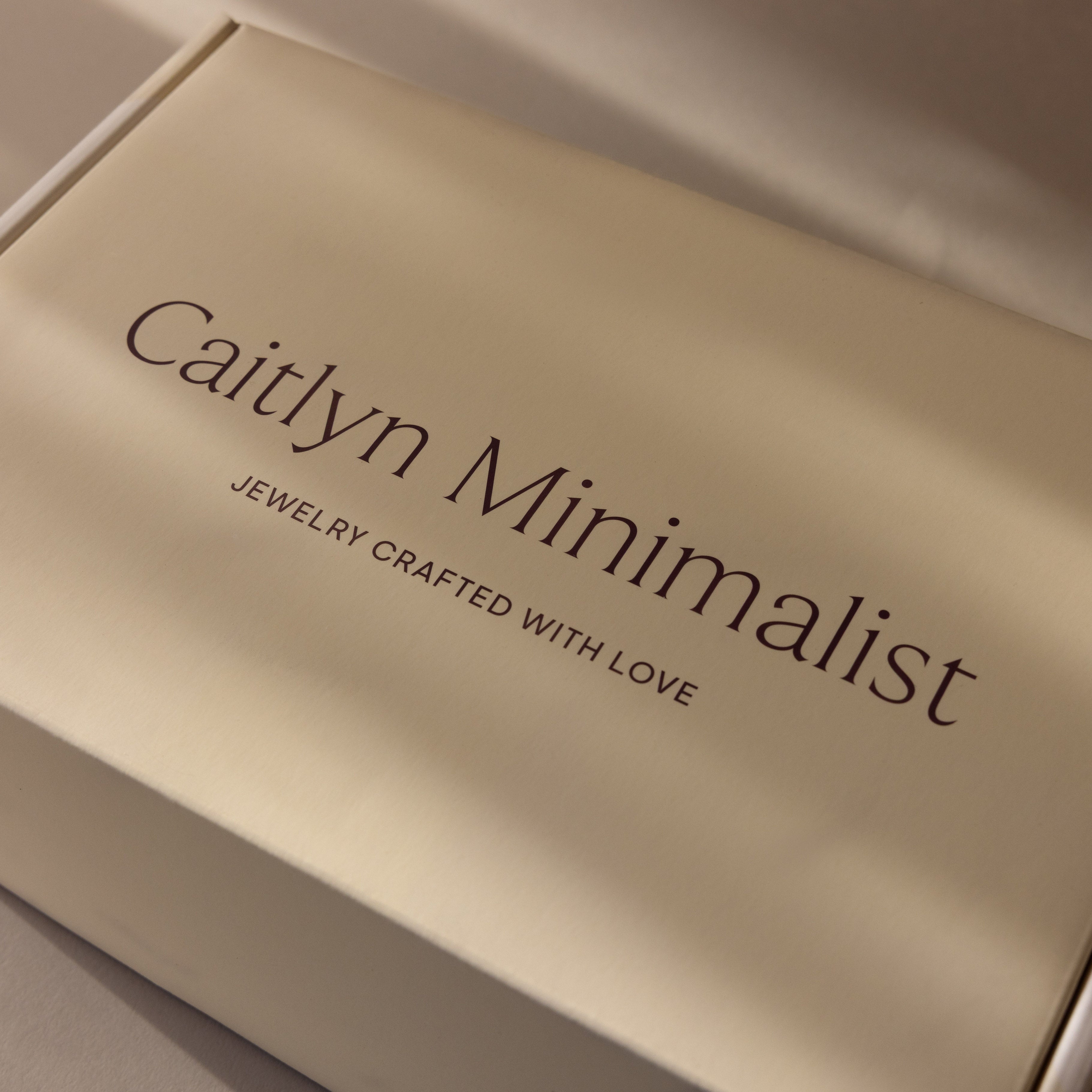 Cream-colored Gift Box Add-On labeled "Jewelry Crafted With Love" in elegant font, featuring refined gift wrapping for a special finishing touch.