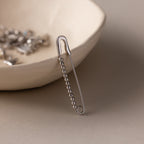 Beaded Charm Pin in Sterling Silver
