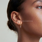 Solid Gold Lab-Grown Diamond Trio Cluster Studs