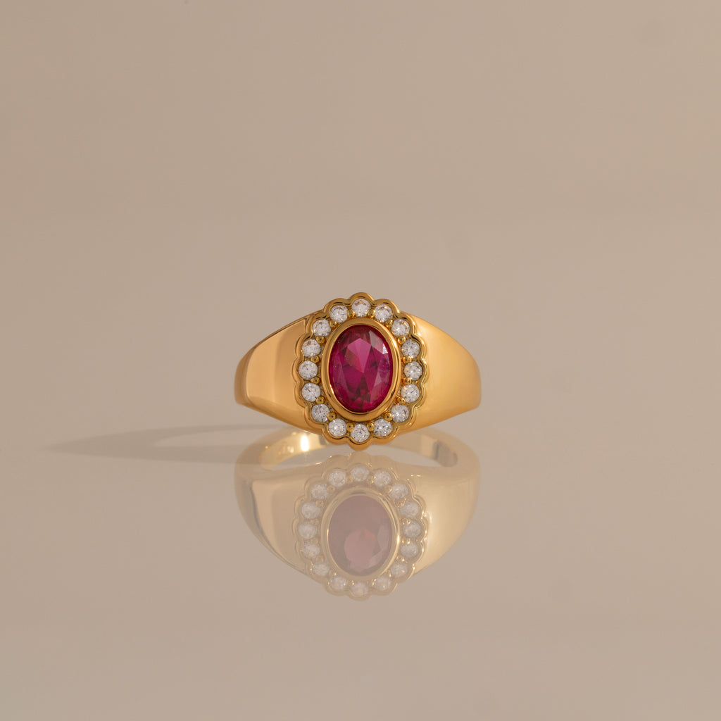 Heirloom Ruby Signet Ring