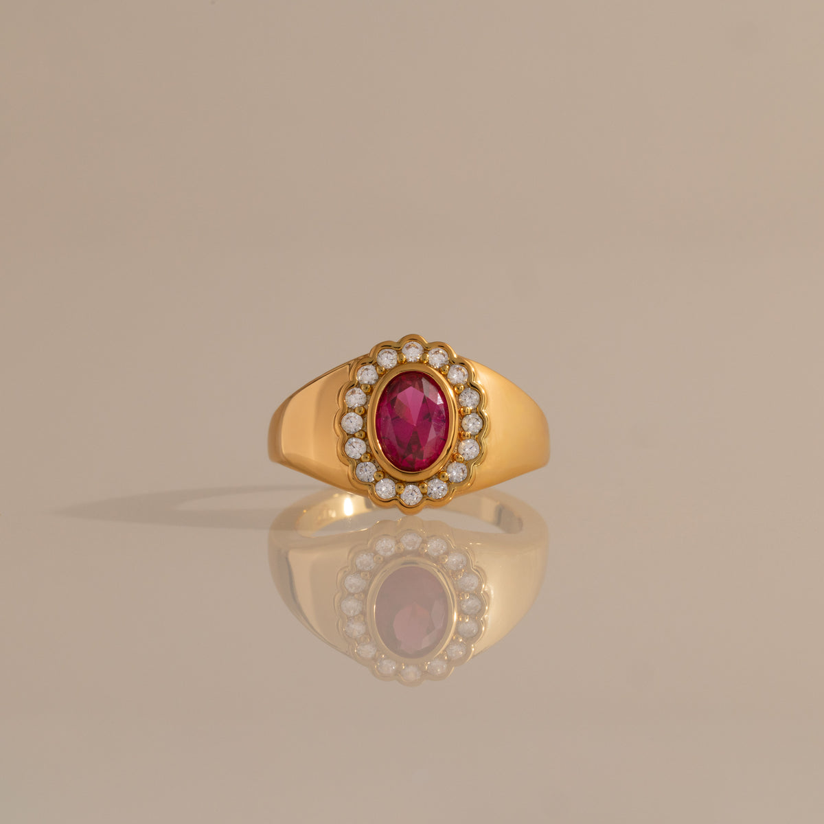Heirloom Ruby Signet Ring