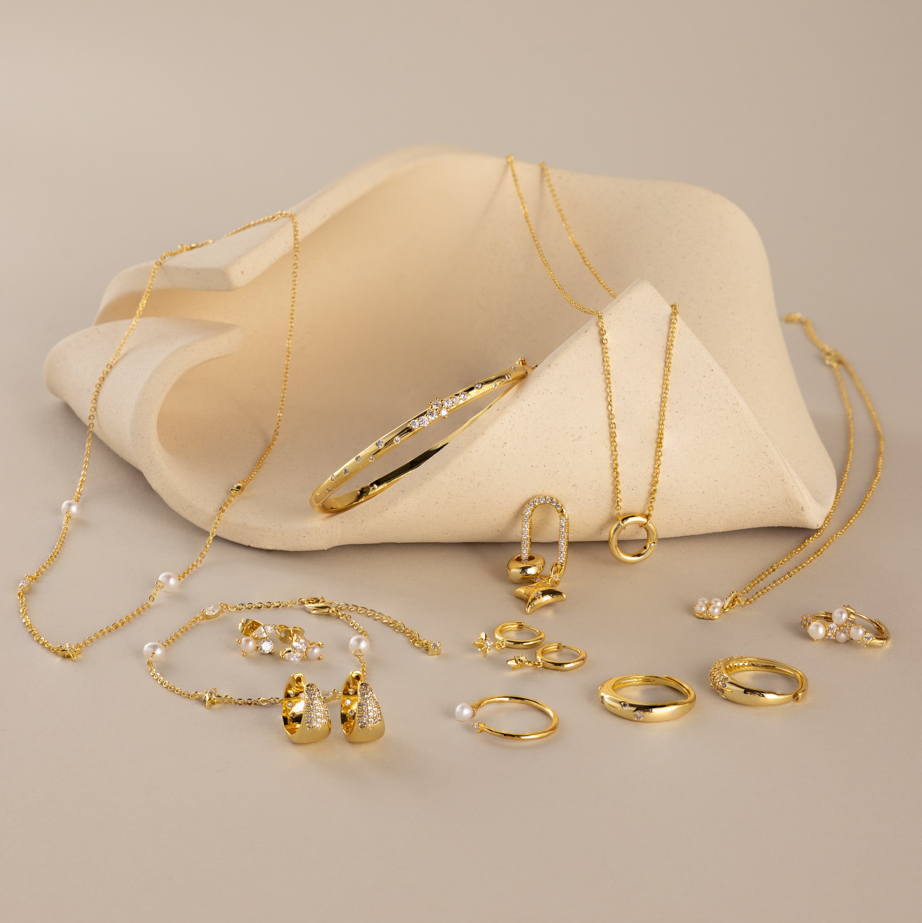 Starry Night Advent Calendar in 18K Gold