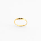 Skinny Birth Flower Ring