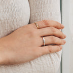 Skinny Birth Flower Ring
