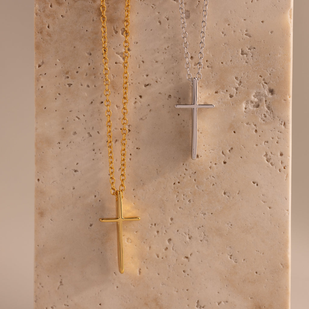 Skinny Cross Necklace