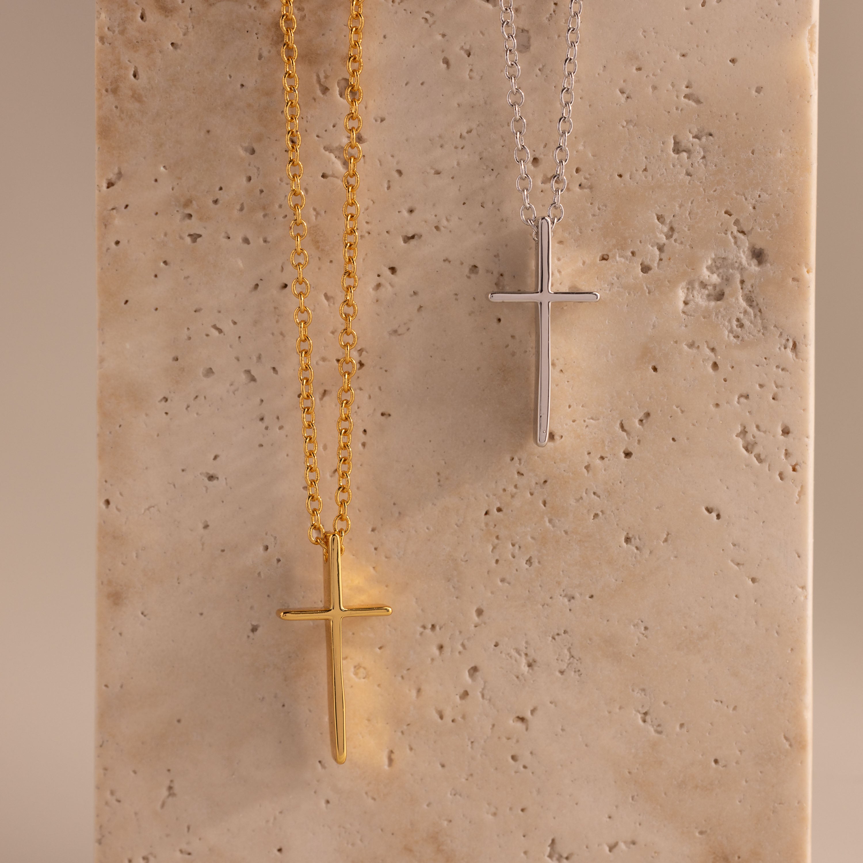 Skinny Cross Necklace