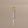 Skinny Baguette Aquamarine Charm