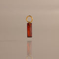 Skinny Baguette Garnet Charm