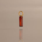 Skinny Baguette Birthstone Charm