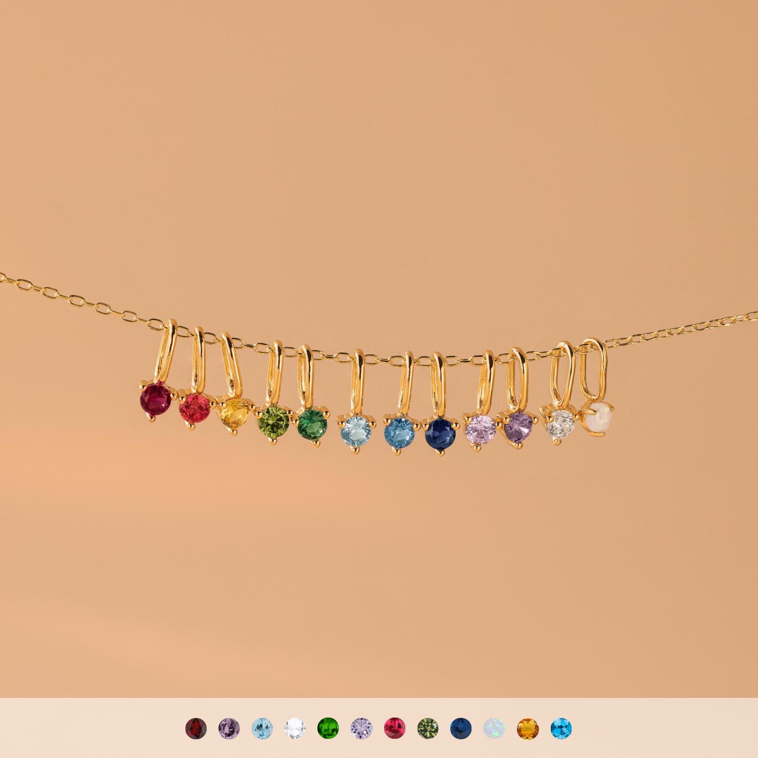 Dainty Amethyst Charm