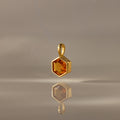 Hexagon Topaz Charm