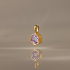 Hexagon Alexandrite Charm
