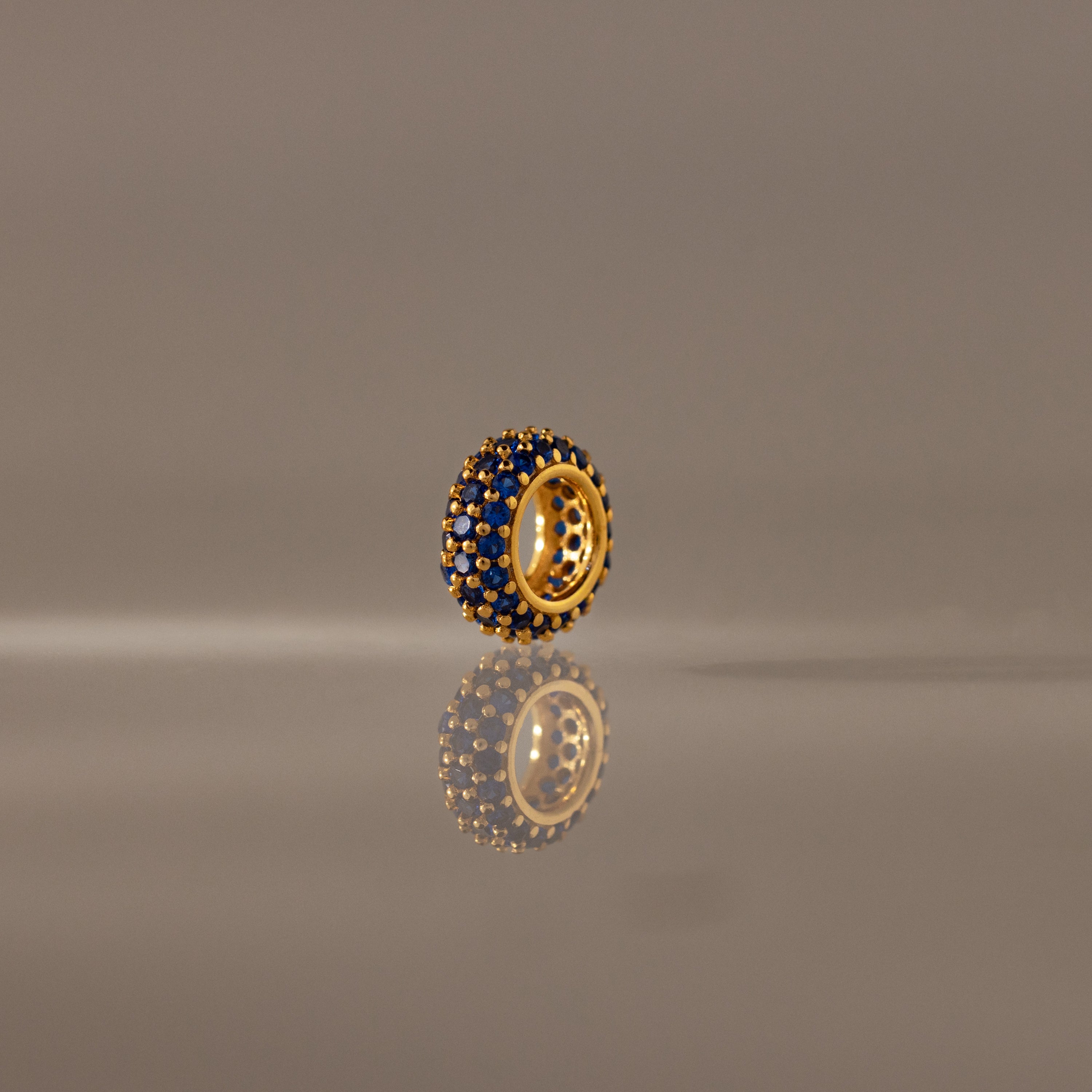 Pave Birthstone Charm Spacer