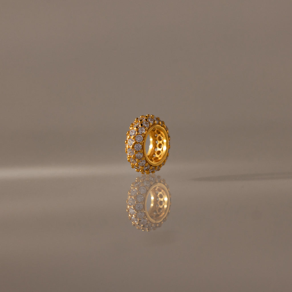Pave Diamond Charm Spacer