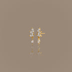Birthstone Marquise Drop Studs