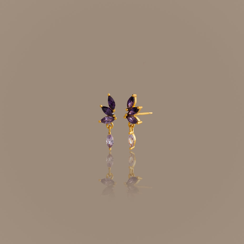 Alexandrite Marquise  Drop Studs