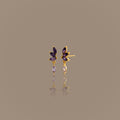 Alexandrite Marquise  Drop Studs